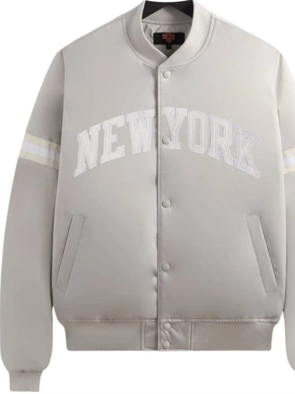 Kith x New York Knicks Empire Satin Bomber Jacket Wake Medium